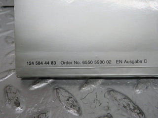 30535 Mercedes-Benz W124 230E Owners Manual 1245844483