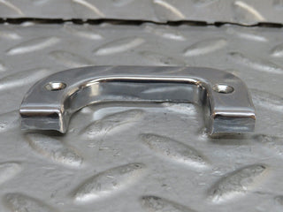 W123 Wagon left interior chrome latch trim used OEM