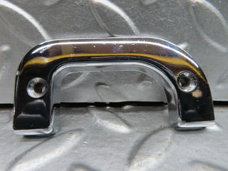 W123 right chrome door latch trim used OEM