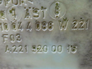 11260 Mercedes-Benz W221 S320 Rear Seat Grey Leather Heated