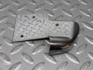 W124 Cabriolet b pillar chrome cover plate right side used OEM