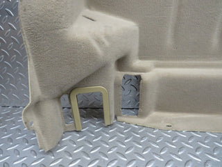 R129 SL fuel tank cover carpet beige used OEM