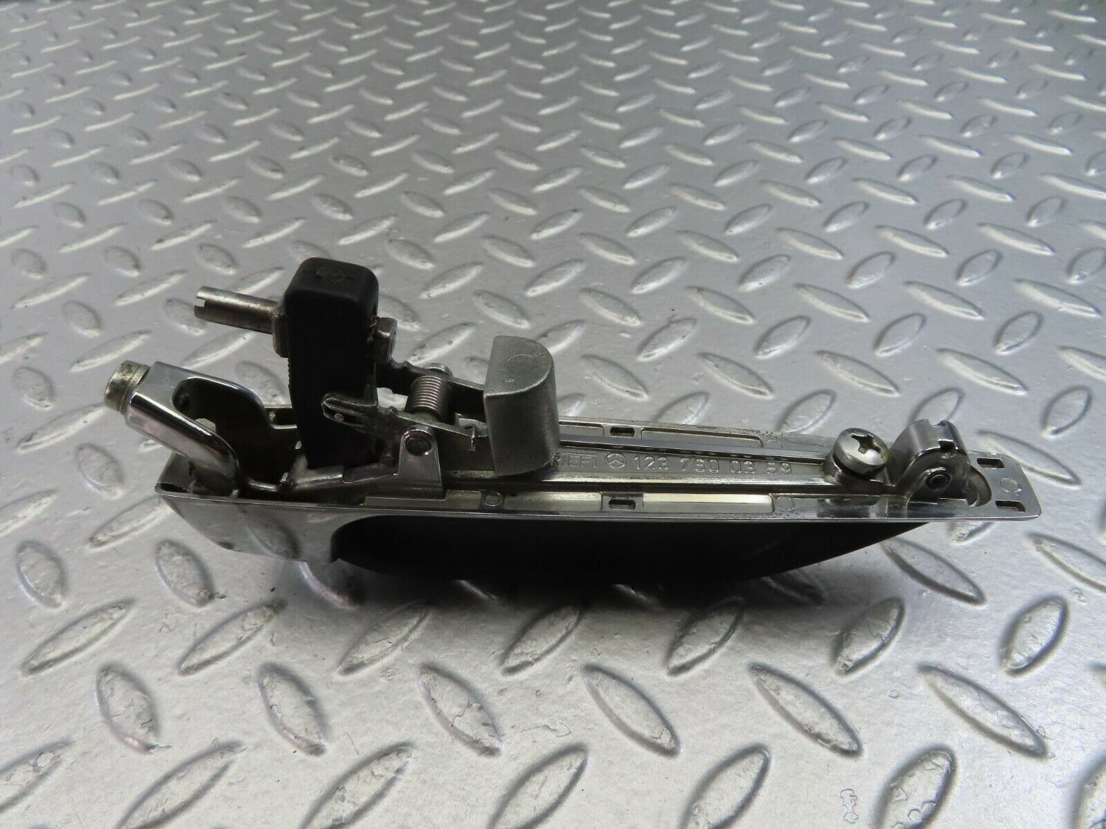 10826 Mercedes-Benz W123 230E Exterior Chrome Door Handle Rear 1237600359