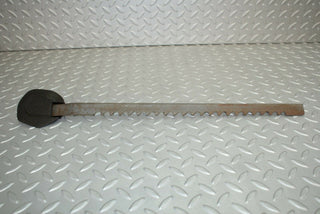 W123 Coupe right seat belt runner with cover used OEM