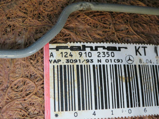 22383 Mercedes-Benz C124 E220 Coupe Front Left Seat Leather Grey 1249102350