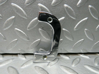W123 Wagon left chrome door latch trim used OEM