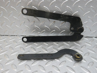 R107 SLC bonnet hinge left side used OEM
