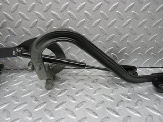 W124 Cabriolet trunk boot soft top hinge left side used OEM