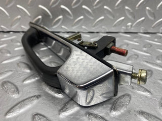 W123 rear exterior chrome handle used OEM