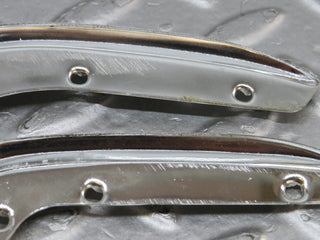 W109 interior door handle chrome trim pair left used OEM