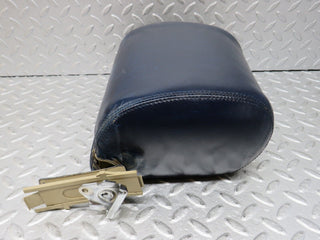 R129 SL front left seat headrest blue leather used OEM