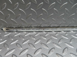 W123 front left door chrome moulding trim used OEM