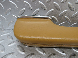 W123 left interior door handle palomino used OEM