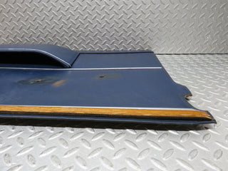 W109 front left door card blue used OEM
