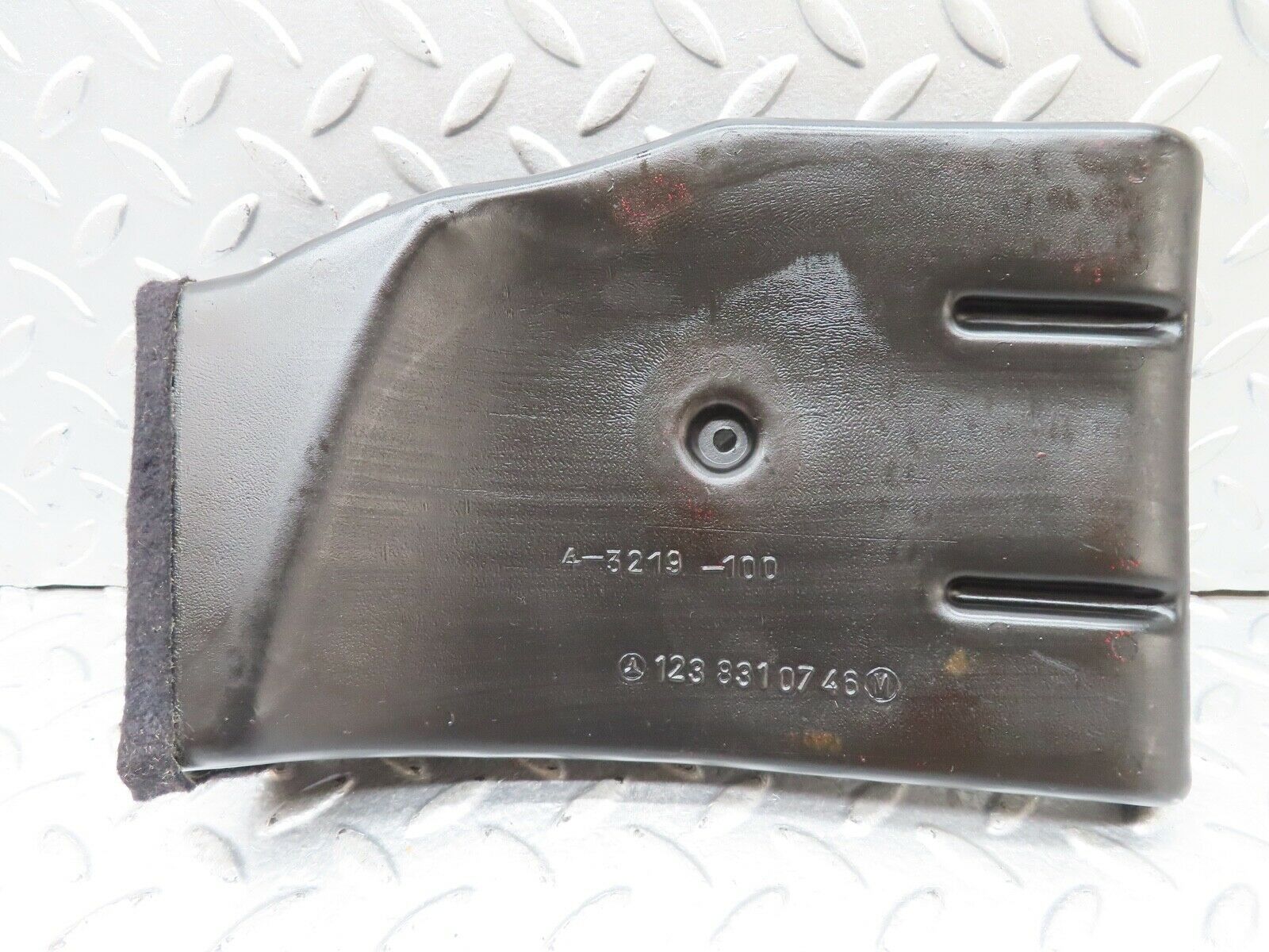 19041 Mercedes-Benz W123 300D Heating Air Duct Right Side 1238310746