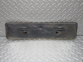 W123 front chrome number plate holder used OEM
