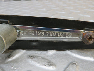 W123 rear exterior chrome handle used OEM
