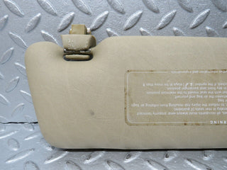 38470 Mercedes-Benz R129 280SL Coupe Sun Visor Left Side Beige