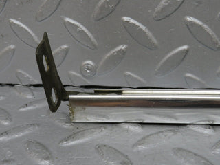 W108 rear left door window chrome channel used OEM