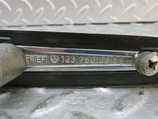 W123 rear exterior chrome handle used OEM