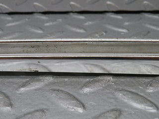 W108 rear right door chrome window channel used OEM
