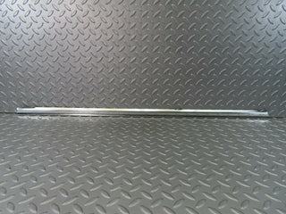 W116 rear left door chrome trim used OEM