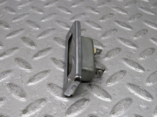 W109 number plate light chrome used OEM