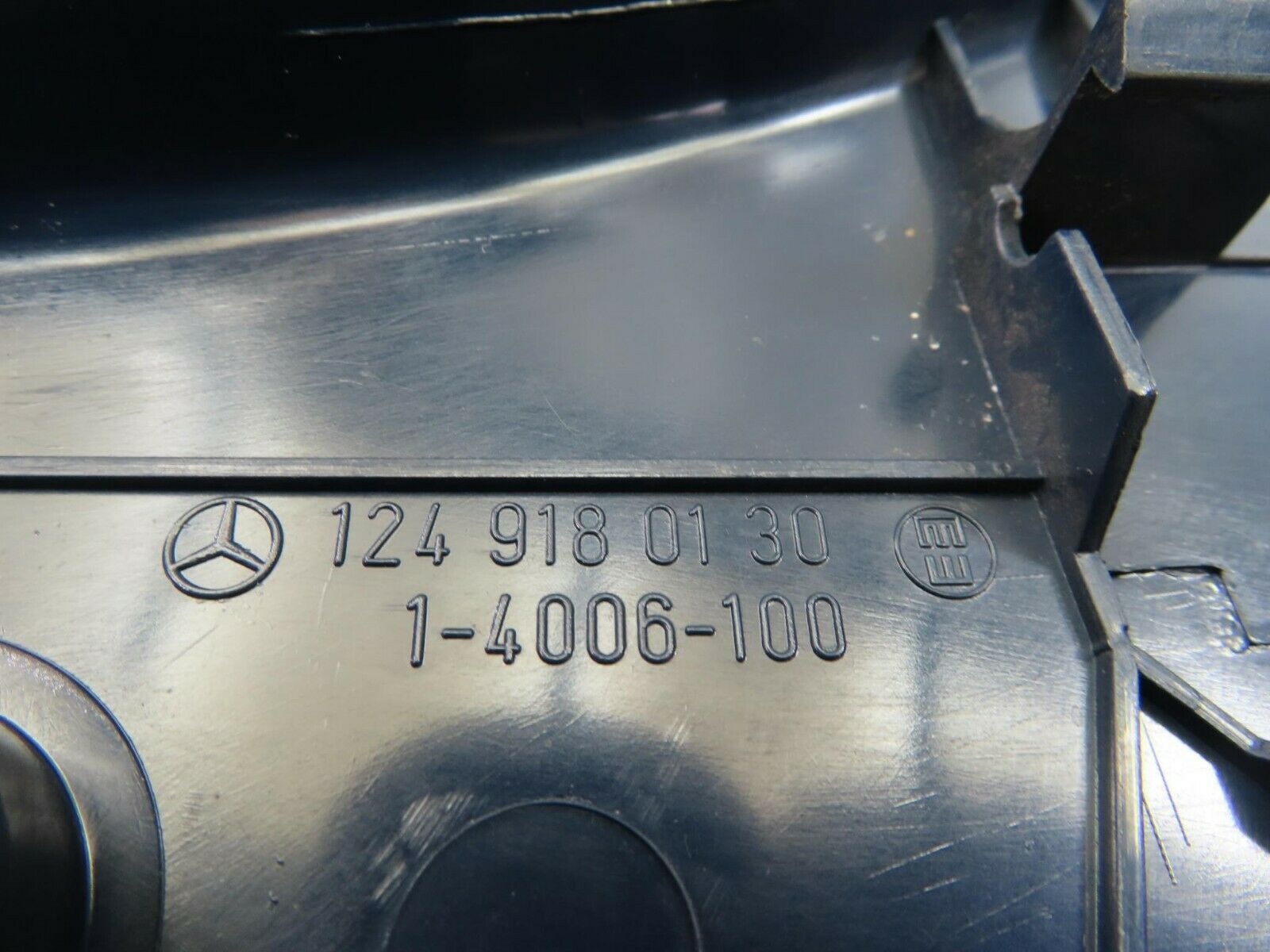 8982 Mercedes-Benz W124 Front Seat Side Cover Trim 1249180130