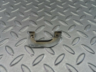 W115 right interior chrome door latch trim used OEM