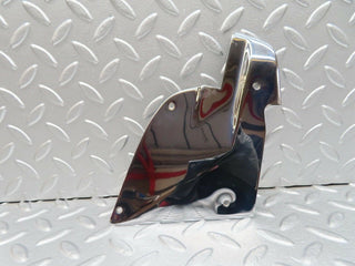 R107 SLC b pillar chrome cover plate right side used OEM