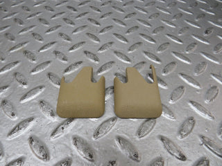 27486 Mercedes-Benz S124 300TE Front Seat Rail Trim Cover Pair 1246842218