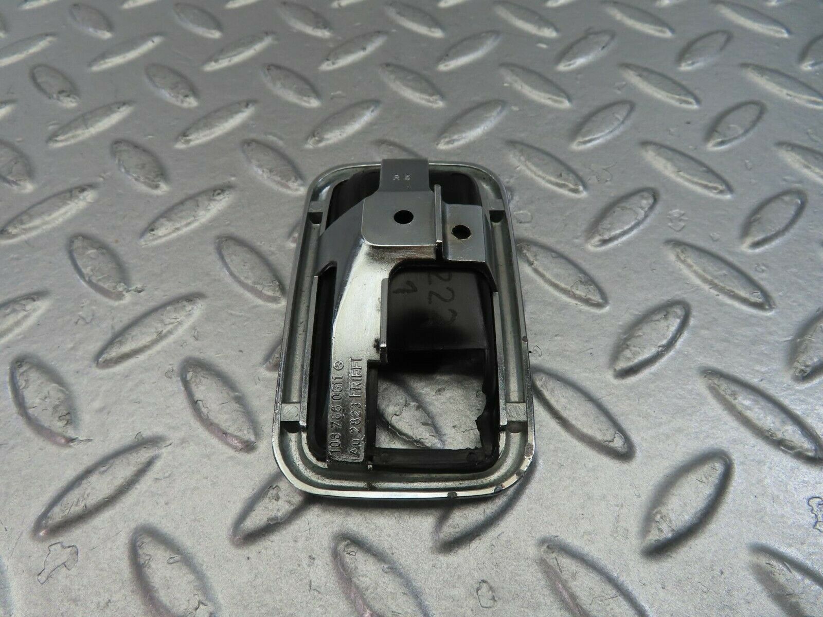 10762 Mercedes-Benz W123 230E Chrome Frame For Door Opener Right 1087660611