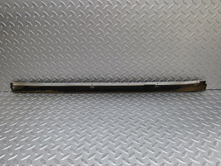 W109 rear left door card top trim blue used OEM