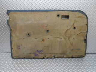 W108 front right door card blue used OEM