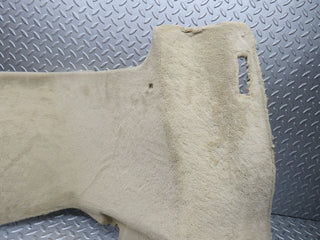 R129 SL rear left wall carpet beige used OEM