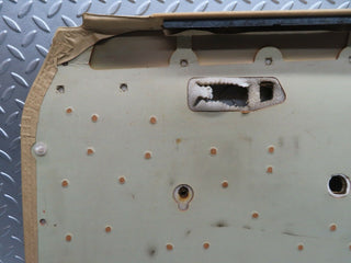 W123 front left door card beige used OEM