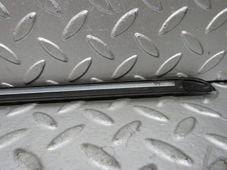 W124 Coupe rear left window exterior chrome trim used OEM