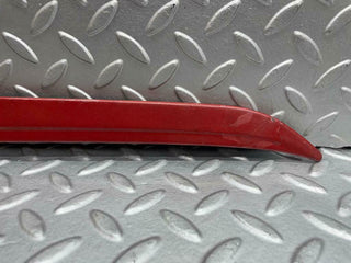 W116 front left passenger side window trim fill used OEM