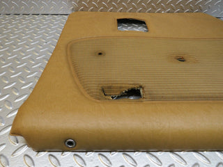 W123 rear left door card palomino used OEM