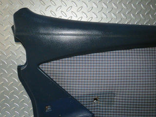 W116 front left door card blue used OEM