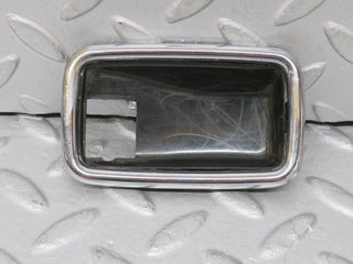 W108 chrome frame for door opener left used OEM