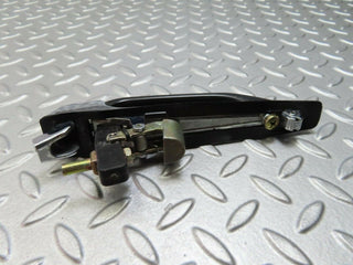 W123 exterior chrome door handle rear right used OEM