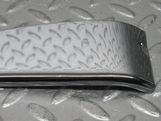 R107 SLC door chrome cover left side used OEM