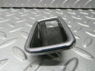 W123 Wagon chrome frame for door opener right used OEM