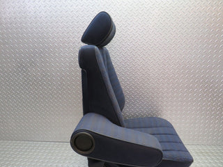 W201 Baby Benz front left passenger seat blue used OEM