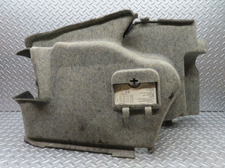 W140 Coupe trunk cover panels with floor carpet grey used OEM