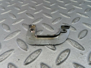 W115 right interior chrome door latch trim used OEM
