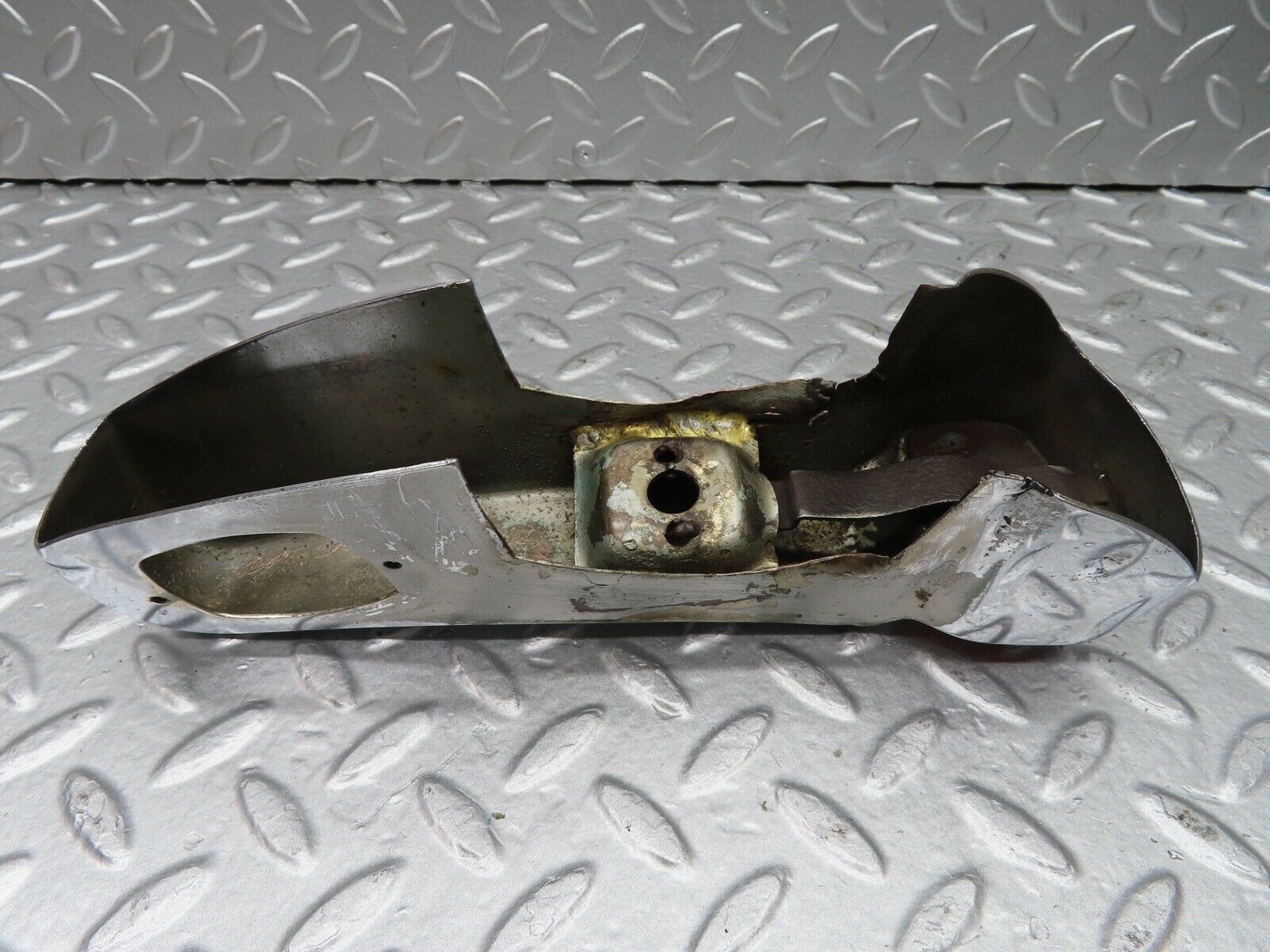 19795 Mercedes-Benz W121 190b Ponton Rear Bumper Chrome Overriders Pair