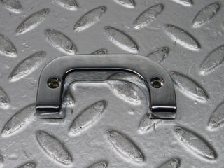 0542 Mercedes-Benz W123 230E Right Interior Chrome Door Latch Trim 1237230224