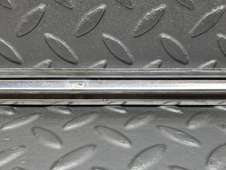 W126 front left door chrome moulding trim used OEM
